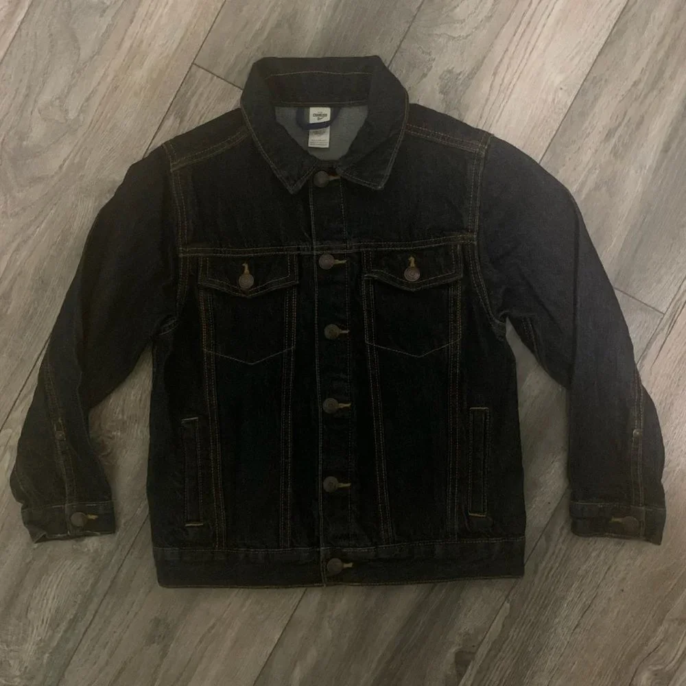 OshKosh B’gosh Unisex‎ Denim Jean Jacket 8-EUC